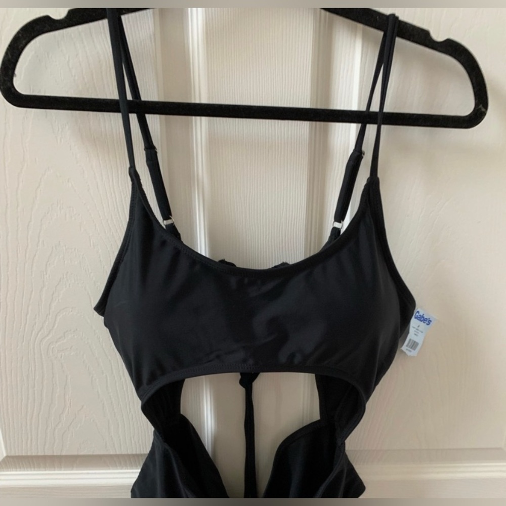 NWT Black Bathing Suit-Large